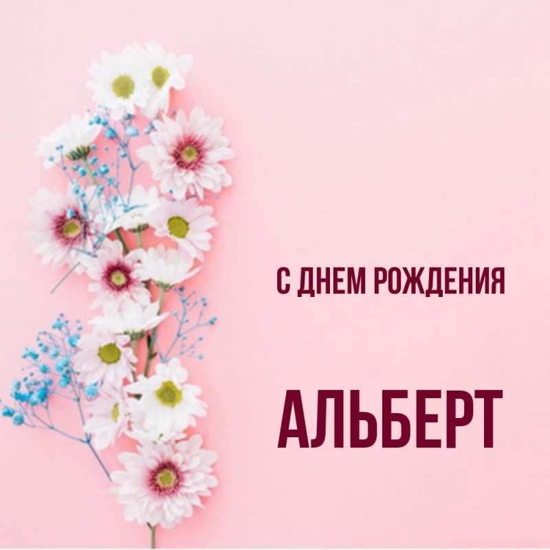 С днем рождения альберт детские картинки