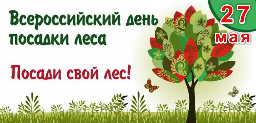Красивая открытка всероссийский день посадки леса