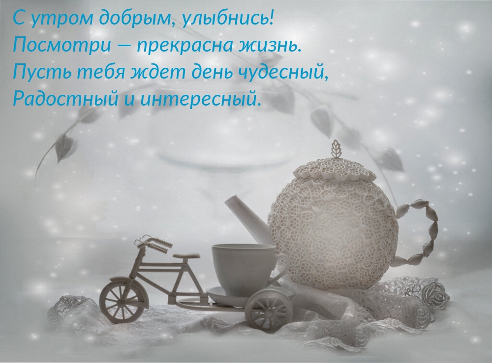 Чайник, чашка и велосипед