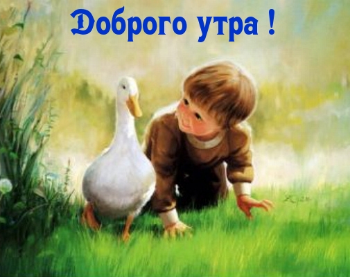 Прогулка мальчика и уточки