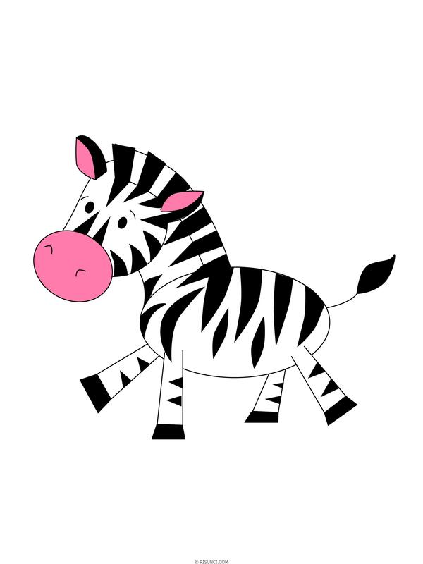 Картинка смешная маленькая зебра