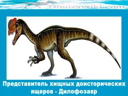 Дилофозавр.