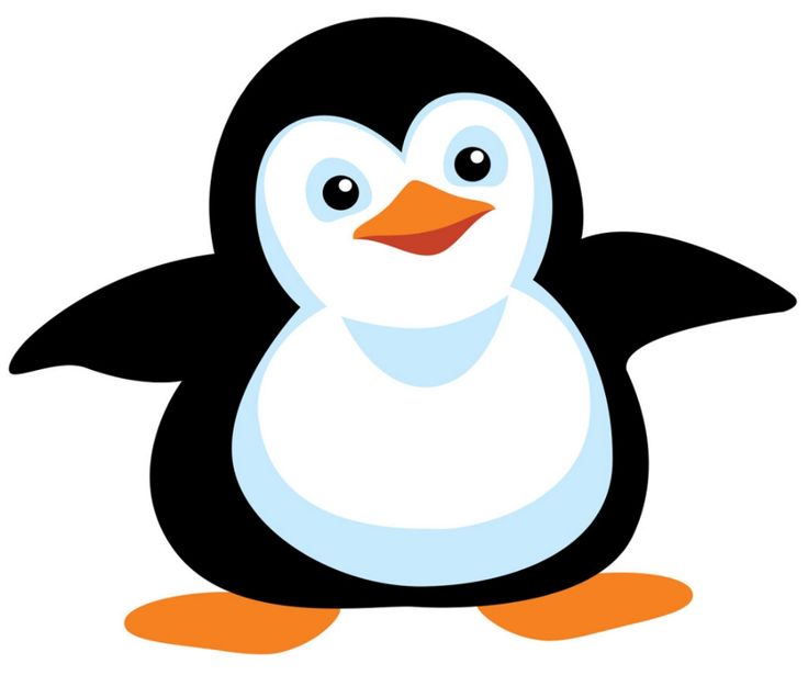 Картинка милый пингвиненок
