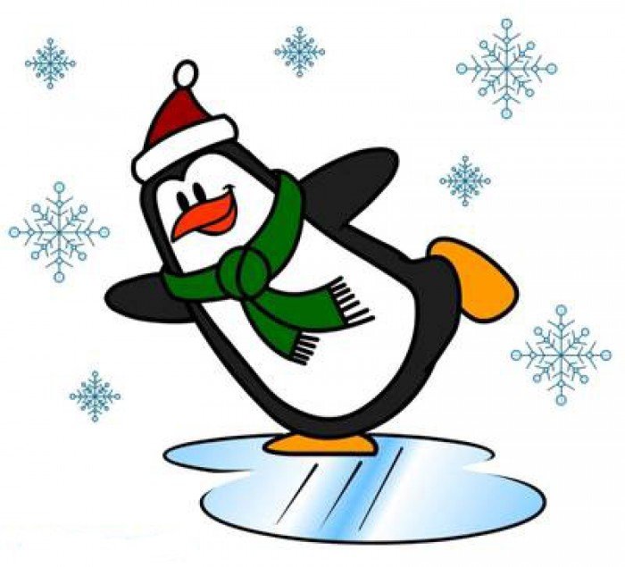 Прикольная картинка пингвин на льду