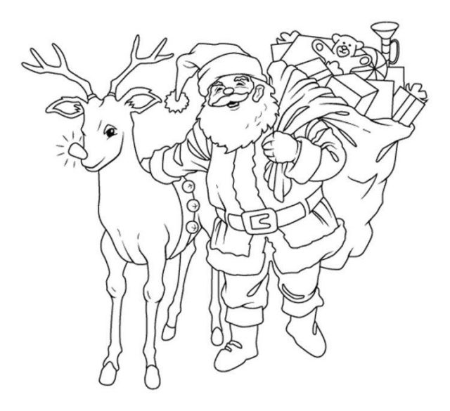 Рисунок Санта Клаус.
