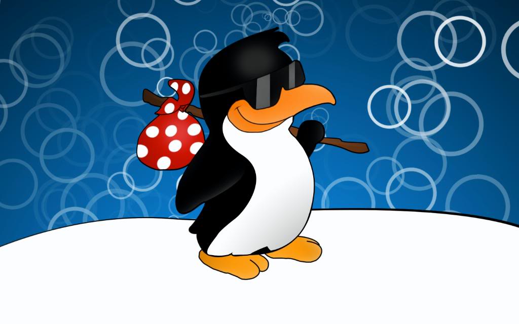 Картинка прикольный пингвин в очках