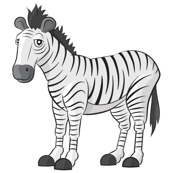 Картинка грустная зебра