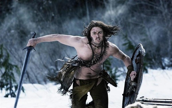 Кадр из фильма про викингов.