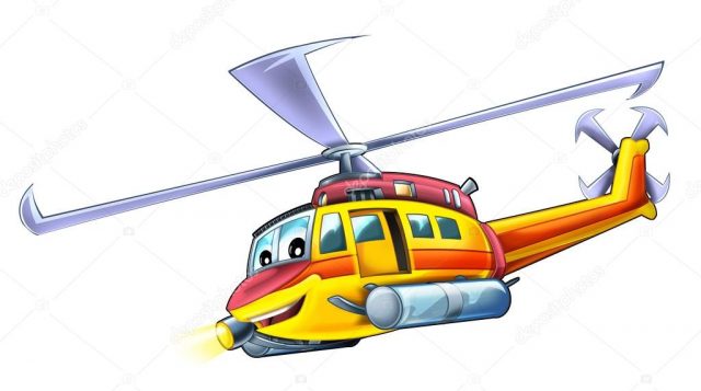Желтый вертолет