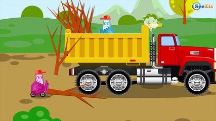 Картинка для детей грузовик.