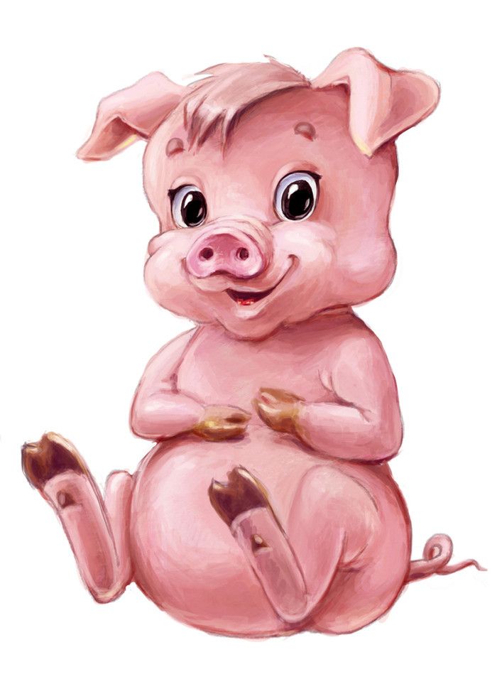 Картинка чудесная свинка