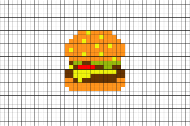 Рисунок гамбургер.
