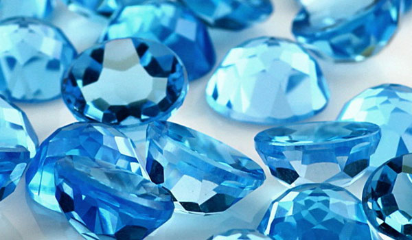 Голубые кристаллы.