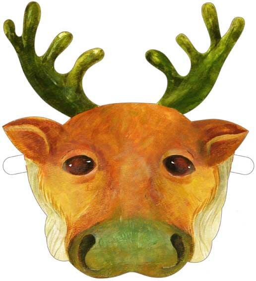карнавальная маска оленя