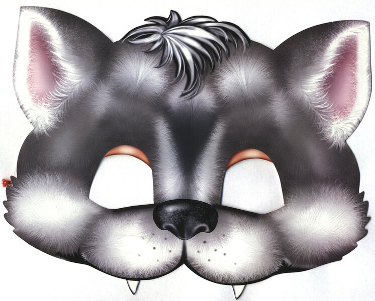 карнавальная маска волка
