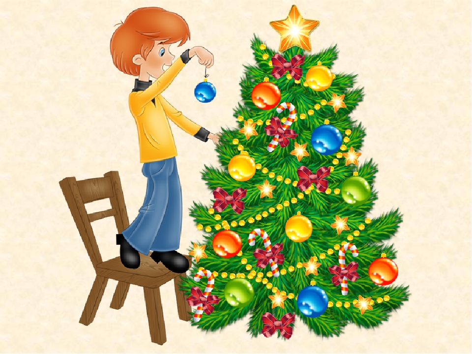 красивые картинки для новогодней елки для детей