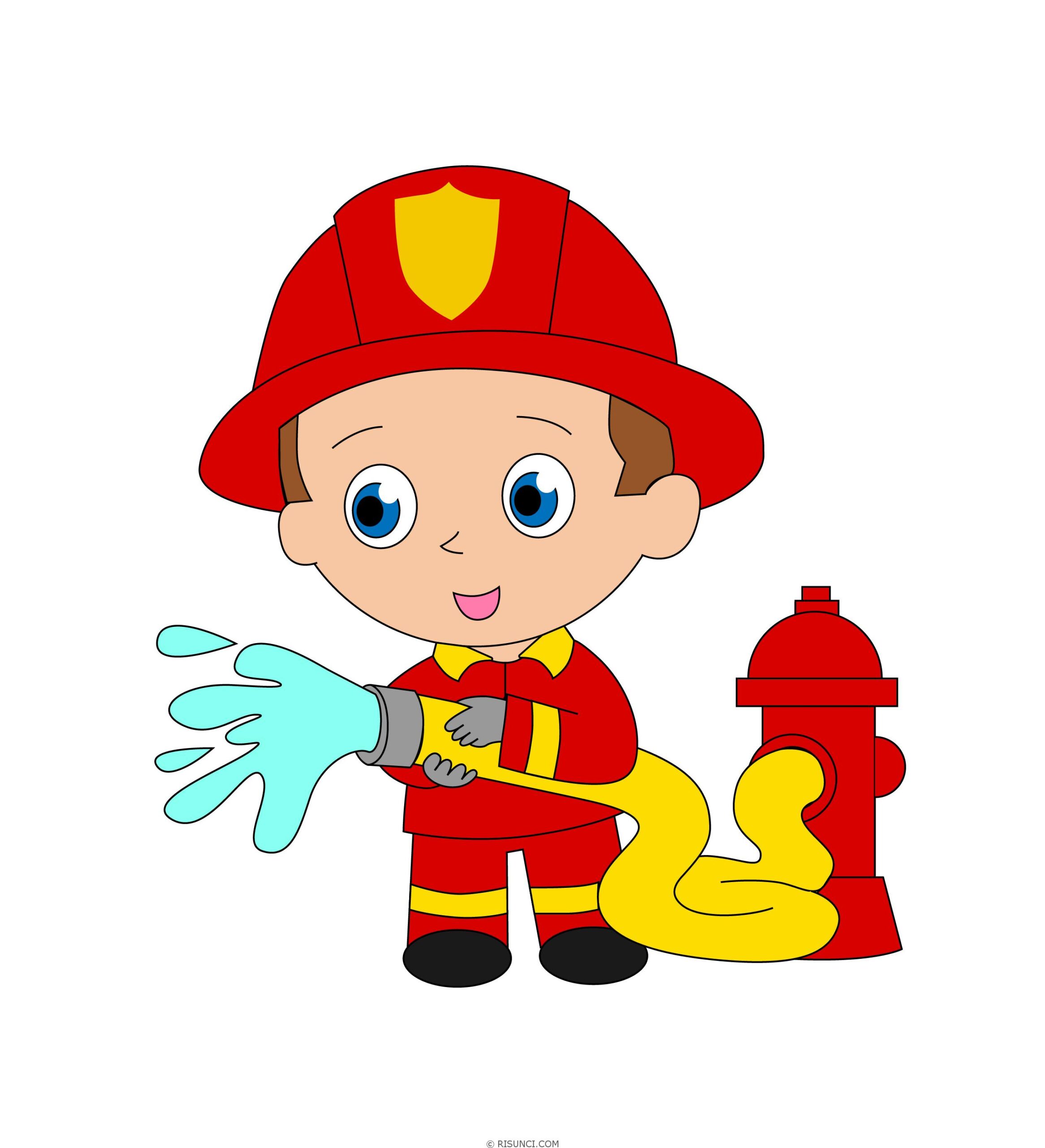 пожарник картинка для детей