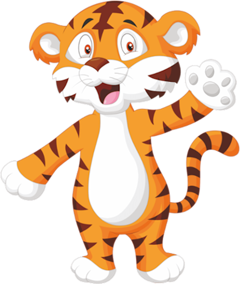 картинка тигренка для детей на прозрачном фоне