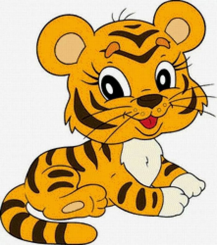 картинка тигра для детей