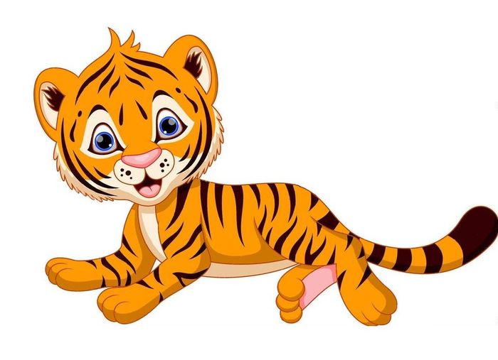 картинка с тигром для детей