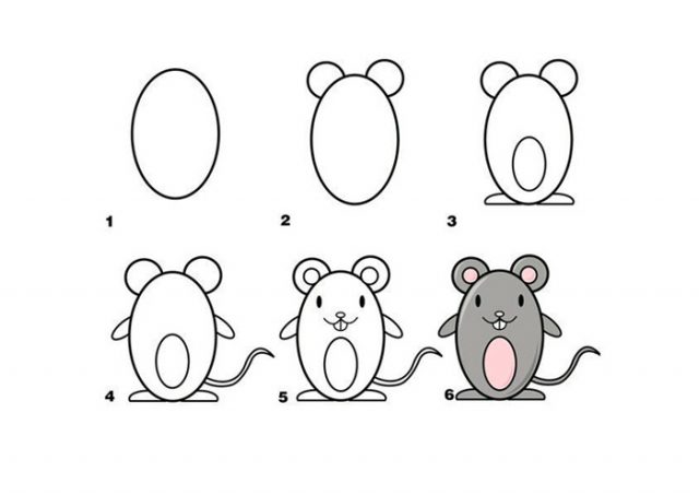 Рисунок мышонок.