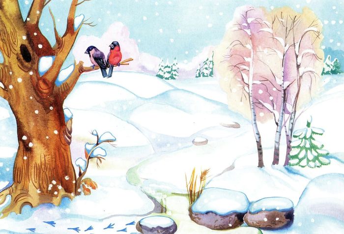 картинки зимы для детского сада