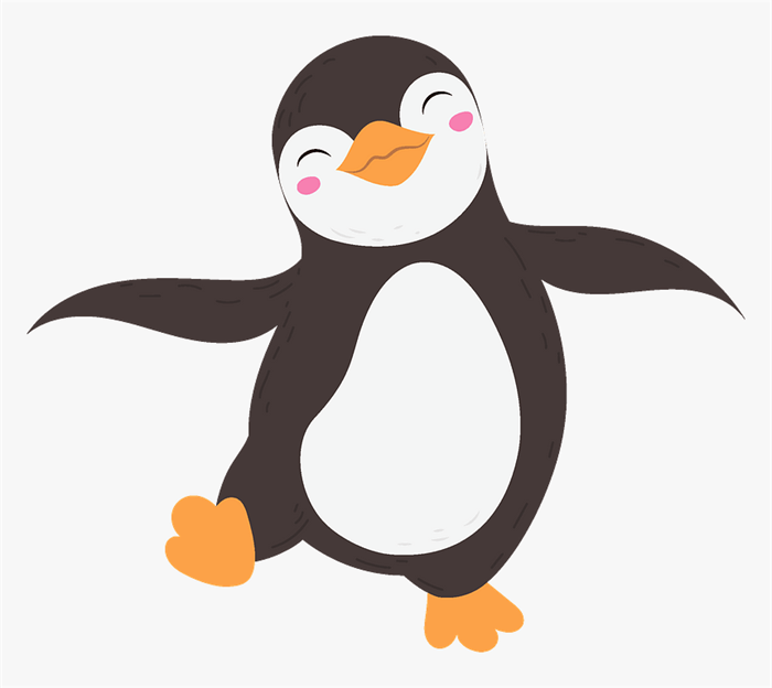 Картинка веселый пингвин