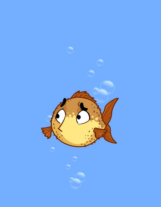 Рыбка анимационная