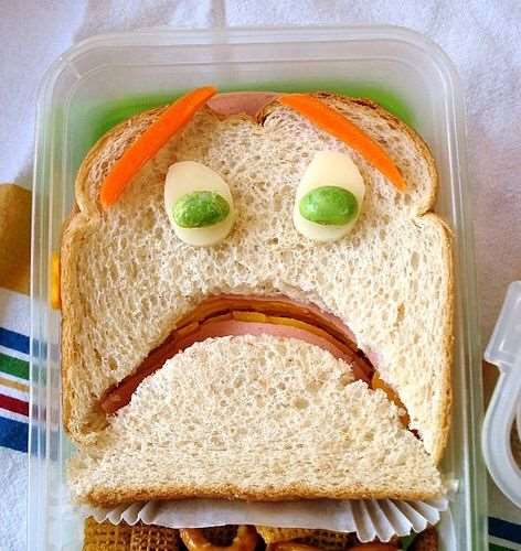 Грустный бутерброд.