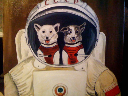 Собаки космонавты.