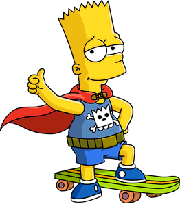 Барт Симпсон в смокинге.