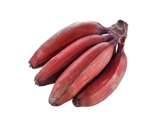 Красные бананы.