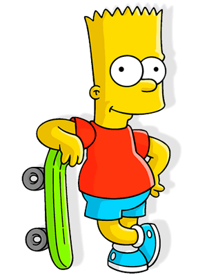 Картинка Барт Симпсон.