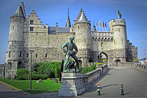 Замок в Бельгии.