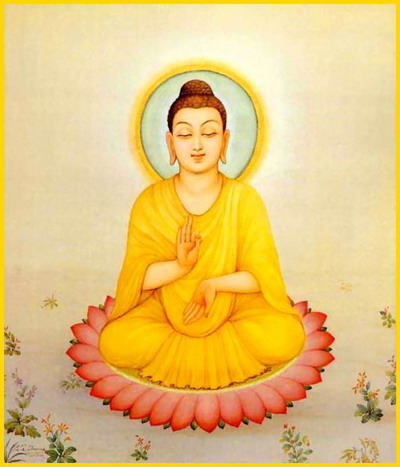 Нарисованный Будда.