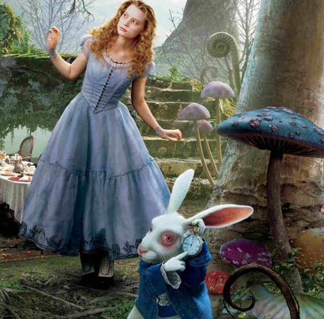 Алиса и Кролик.