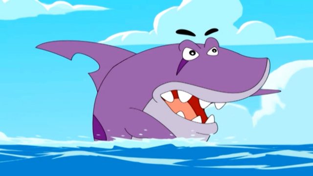 Фиолетовая акула.