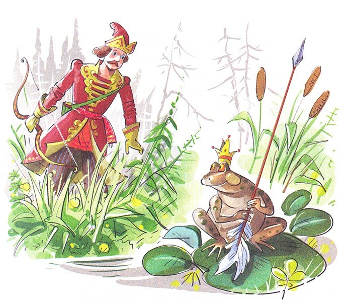 Красивая картинка иван-царевич и царевна-лягушка