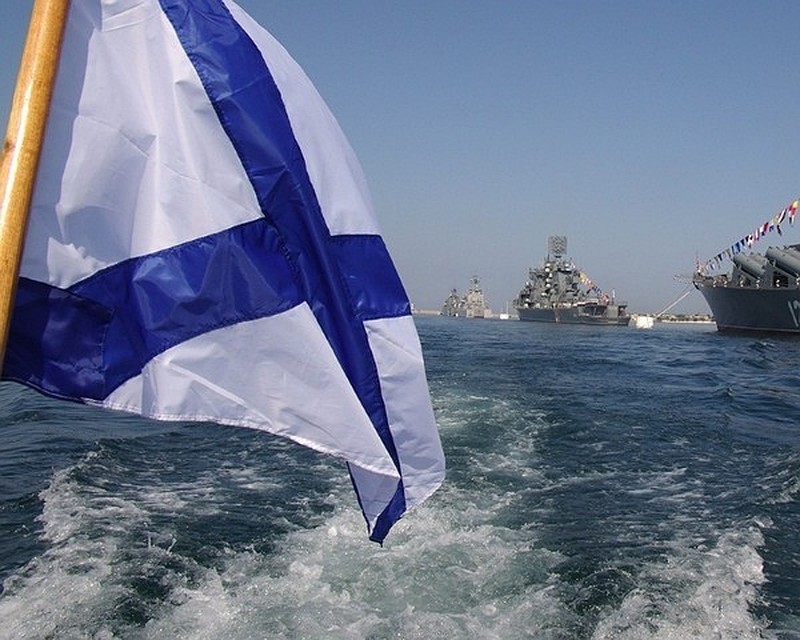 Флаг кораблей Российского императорского флота