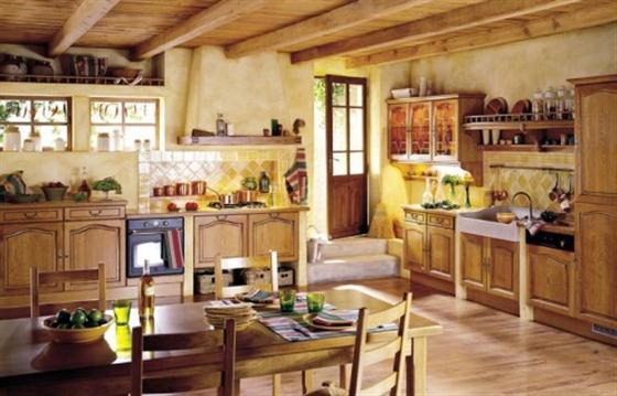 Деревянная кухня