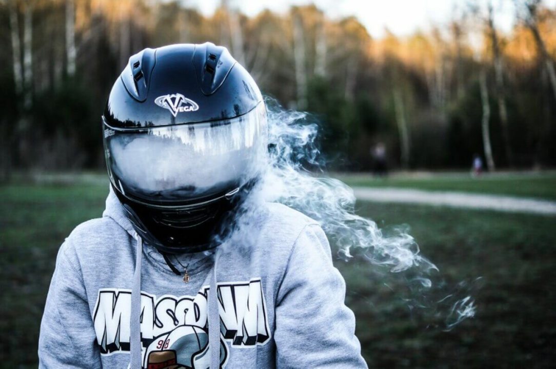 Дым в шлеме