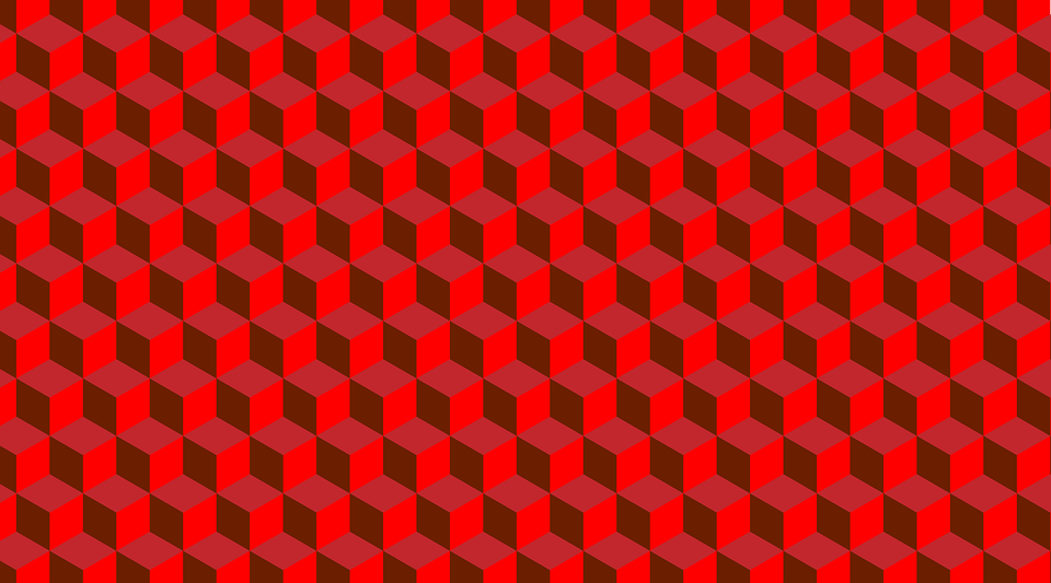 Мелкие квадратики красного цвета