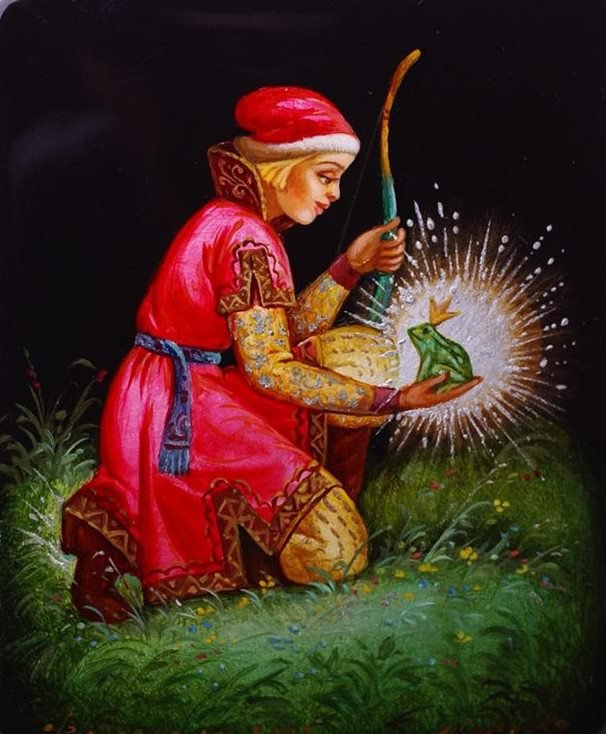 Великолепная открытка иван-царевич и царевна-лягушка
