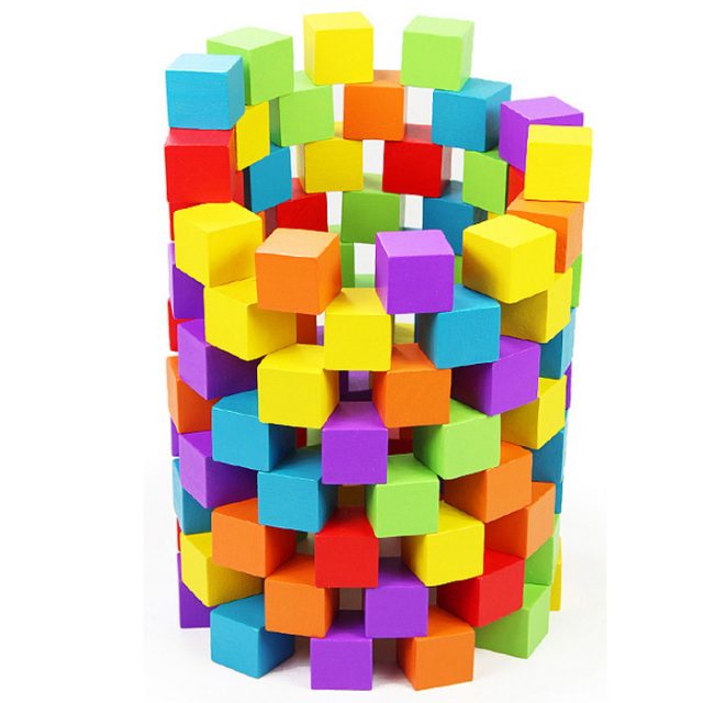 Красиво собранные кубики.