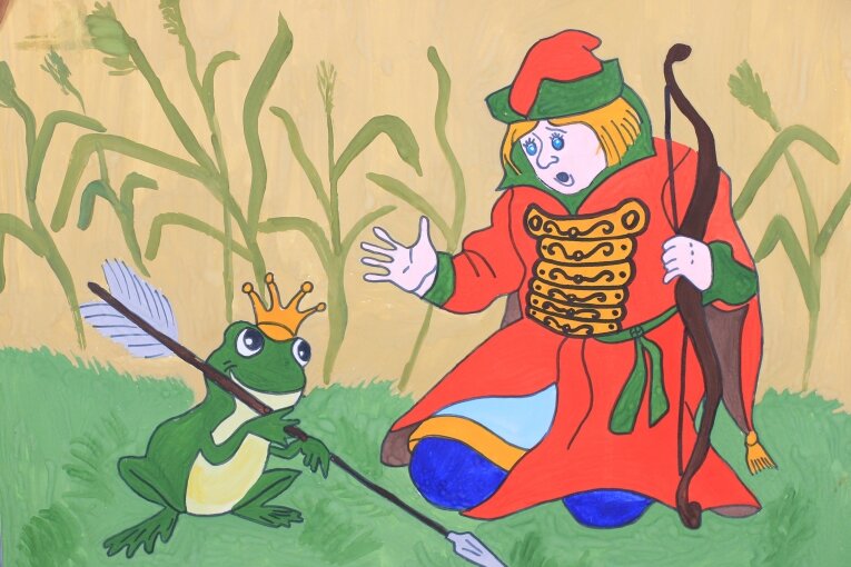Лягушка царевна рисунок фото