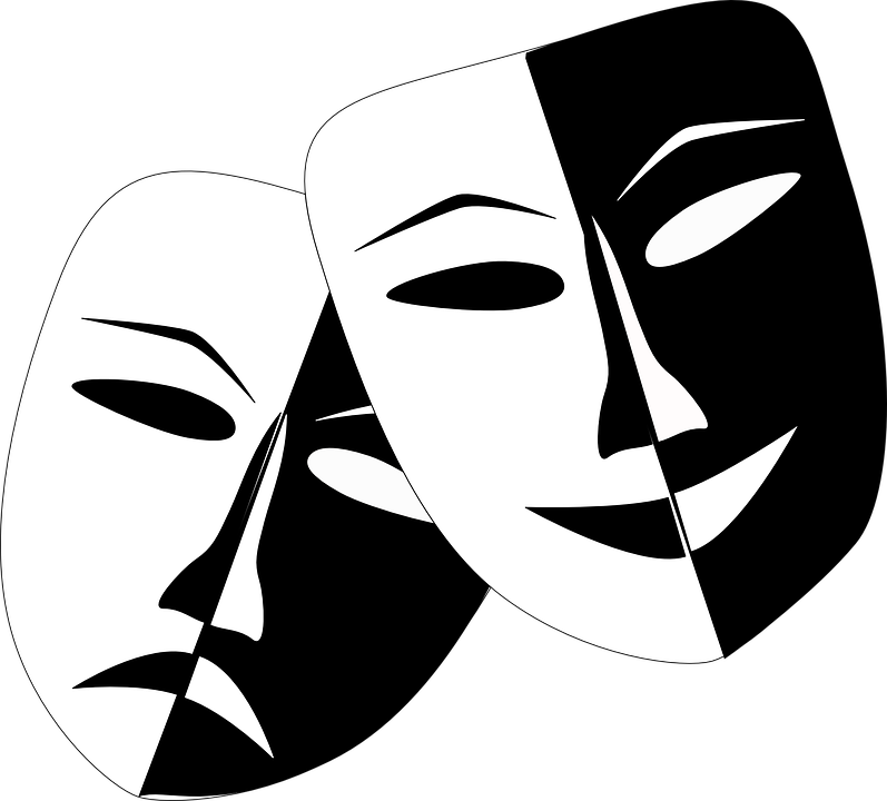 Театральные рисунки. Театральные маски. Маски символ театра. Театральные маски черно белые. Театральные маски грустная и веселая.