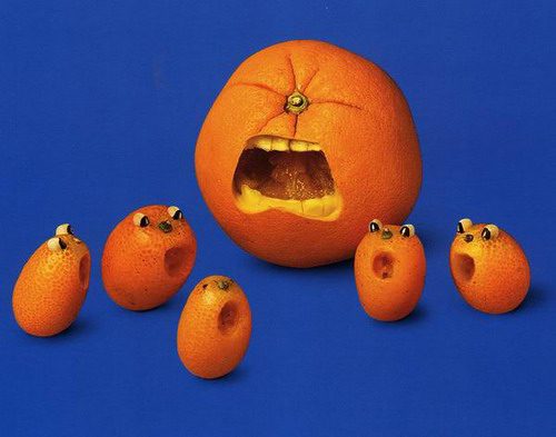 Злой апельсин.