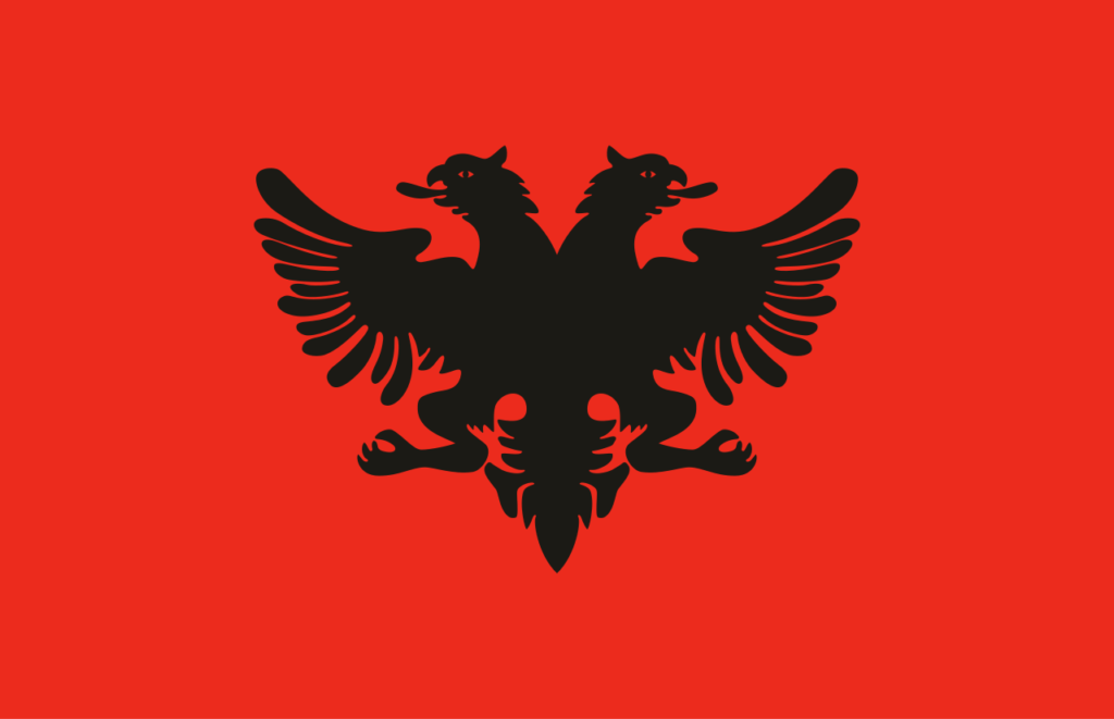Албанский флаг