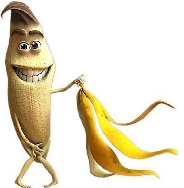 Банан без кожуры