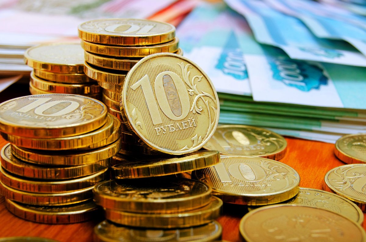 Российские рубли в монетах